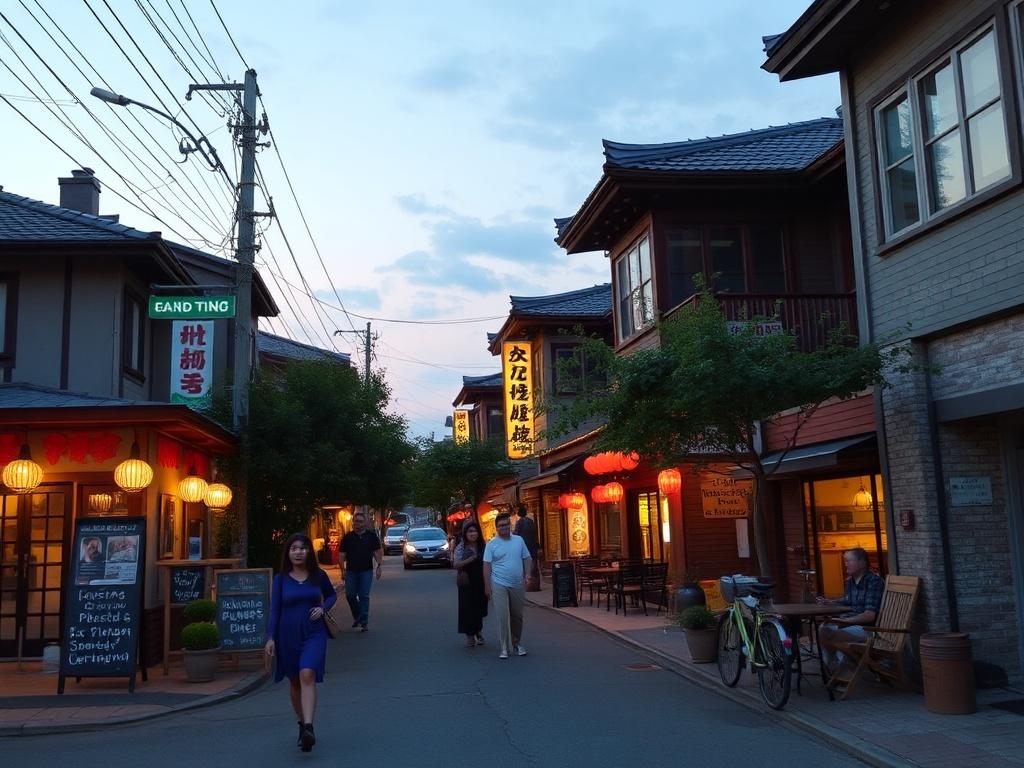 asian happy endings. Neighborhoods and their vibes